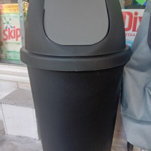ΚΑΔΟΣ ΠΛΑΣΤΙΚΟΣ ΜΑΥΡΟΣ 50LT