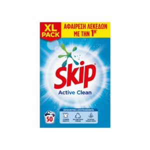 SKIP ΣΚΟΝΗ ΠΛΥΝΤΗΡΙΟΥ ΚΟΥΤΙ 50ΜΕΖ ACTIVE CLEAN