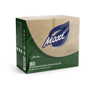 Χαρτοπετσέτες Πολυτελείας Kraft – 80 τεμάχια