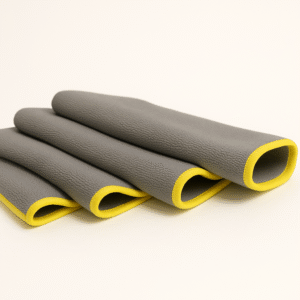 ΠΑΝΑΚΙ MICROFIBRA 36x38CM ΓΚΡΙ ΜΕ KIΤΡΙΝΟ ΡΕΛΙ