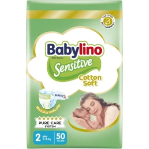 BABYLINO ΠΑΝΑ ΒΡΕΦΙΚΗ Νο2 (3-6KG) 50TEM SENSITIVE ECONOMY