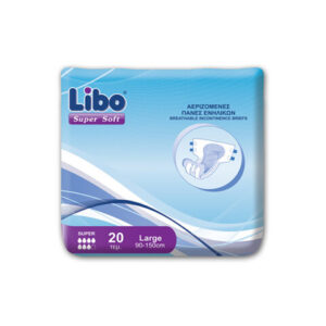 Πάνες Ακράτειας Libo, Σειρά Super Soft, Large 20Τ